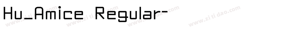 Hu_Amice Regular字体转换